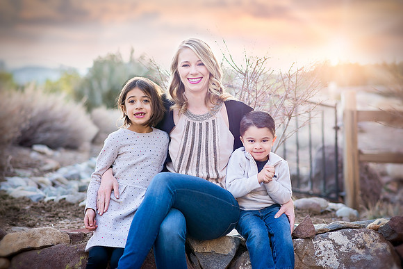 Sara Ashley SASHLEYSTUDIO Mommy & Me Desert Sunset Session Whitney